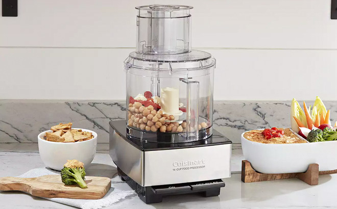 Cuisinart 14 Cup Food Processor in Stainless Steel Color