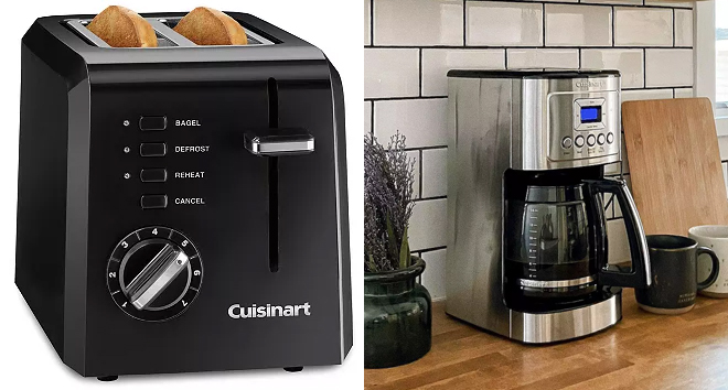 Cuisinart Compact 2 Slice Toaster and Cuisinart PerfecTemp 14 Cup Programmable Coffee Maker