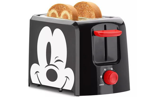 Disney Collection Mickey Mouse 2 Slice Toaster