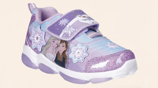 Disney Frozen Toddler Girls Lighted Athletic Sneakers