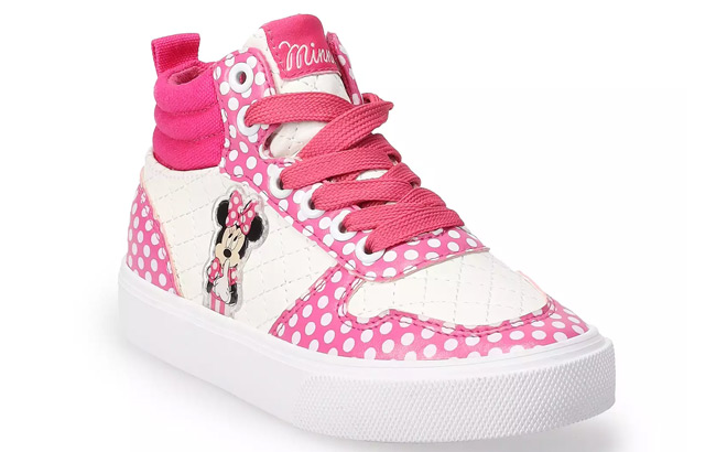 Disney Minnie Mouse Girls High Top Shoes