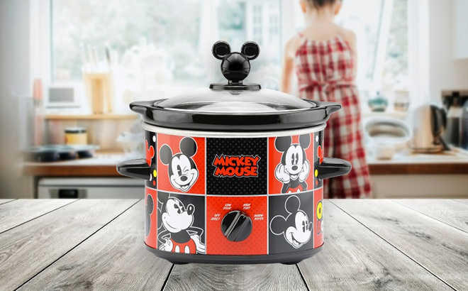 Disneys Mickey Mouse Slow Cooker on the Table