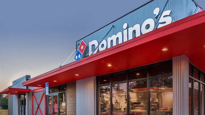 Dominos Pizza Restarurant Store Front