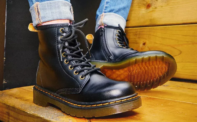 Dr Martens Vegan Junior Boots