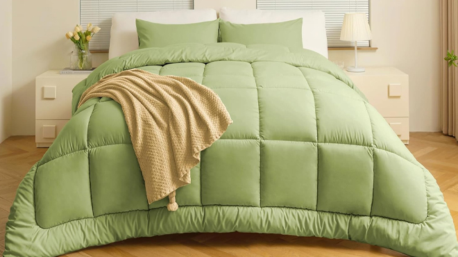 Elnido Queen 3 Piece Full Size Comforter Set