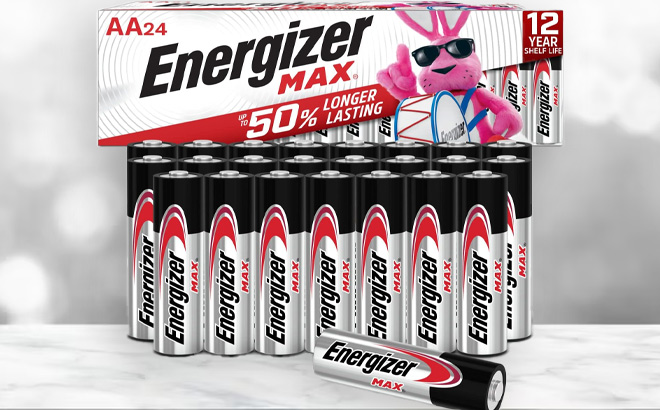 Energizer AA Batteries Double A Max Alkaline Battery