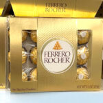 Ferrero Rocher 12 Count Premium Gourmet Milk Hazelnut Chocolates