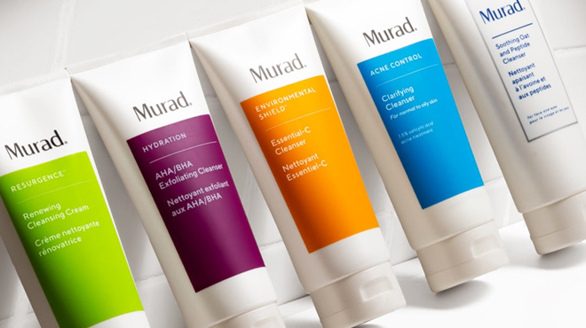 Five Murad Face Cleansers