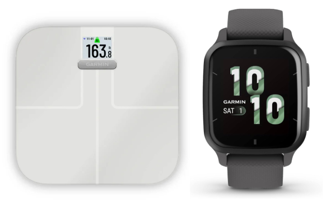 Garmin Weighing Scale and Smart Watch