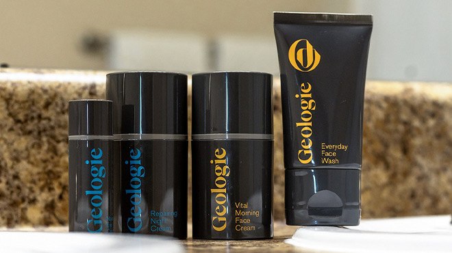 Four Geologie Skincare Products 