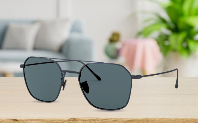 Giorgio Armani Sunglasses on a Table