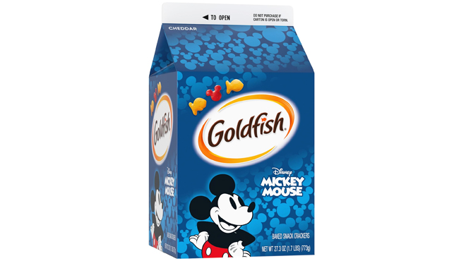 Goldfish Disney Mickey Mouse Cheddar Crackers