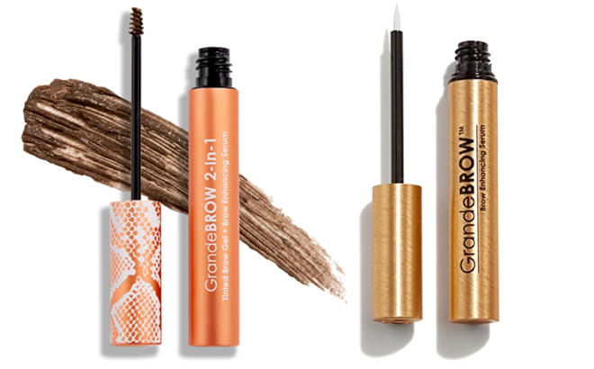 GrandeBROW 2 in 1 Brow Gel and Enhancing Serum and GrandeBROW Brow Enhancing Serum