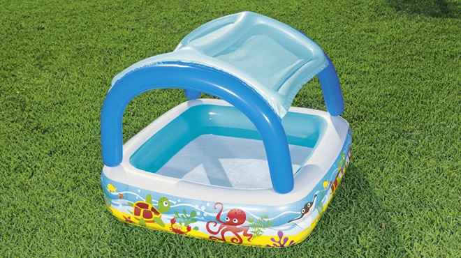 H2OGO Inflatable Square Kiddie Pool