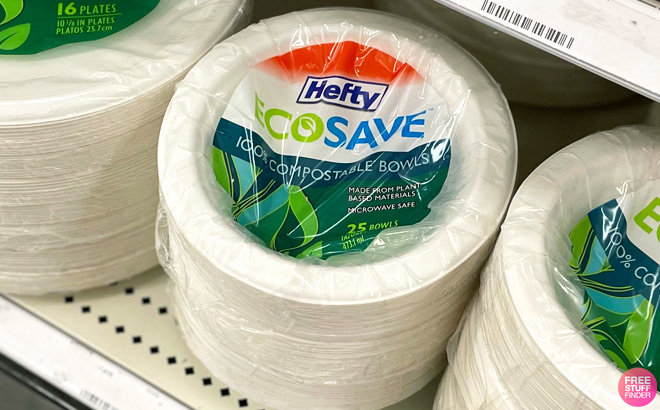 Hefty Ecodave Compostable Paper Plate