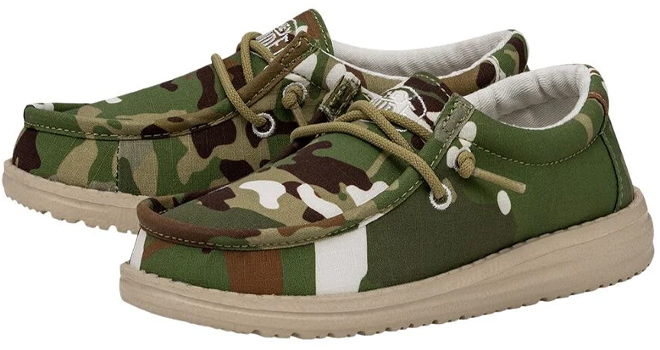 Hey Dude Wally Youth Camouflage Shoes fotor 20240323144020
