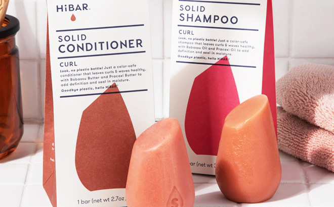 HiBAR Solid Shampoo and Conditioner Bars