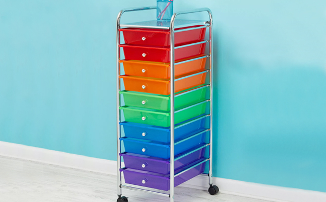 Honey Can Do Rolling 10 Drawer Craft Storage Cart Honey Can Do Rolling 10 Drawer Craft Storage Cart