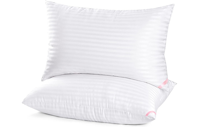 Hotel Collection Bed Pillows 2 Pack in the Color White