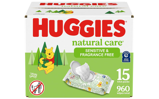 Huggies Natural Care Sensitive Baby Wipes 