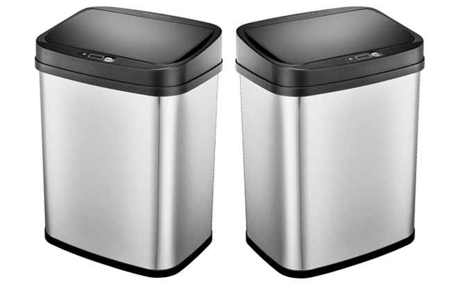 Insignia 3 Gal Automatic Trash Can Stainless steel