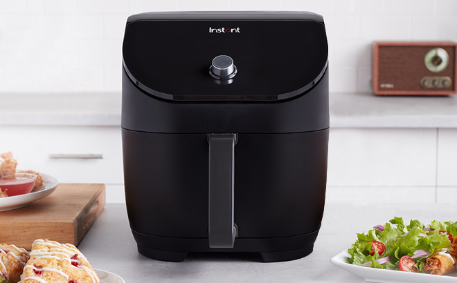 Instant Vortex Slim 6 Quart Compact Air Fryer with Quiet Mark Instant Vortex Slim 6 Quart Compact Air Fryer with Quiet Mark