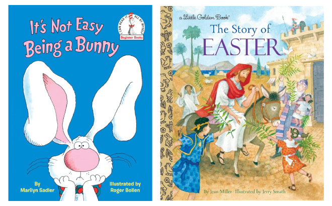 Its Not Easy Being a Bunny Book and Little Golden Book The Story of Easter