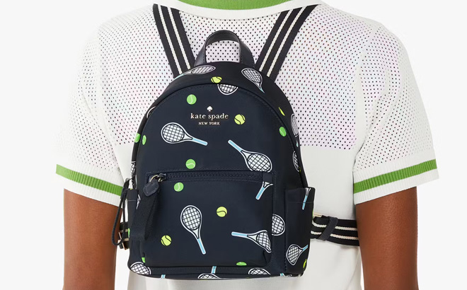 Kate Spade Chelsea Racquet And Ball Printed Mini Backpack Kate Spade Chelsea Racquet And Ball Printed Mini Backpack