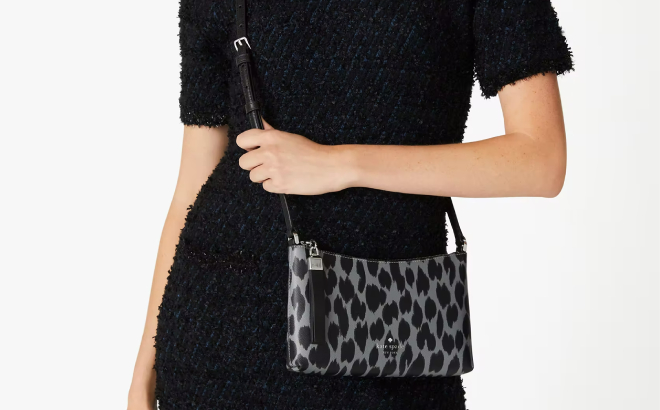Kate Spade Sadie Crossbody Grey Multi Color