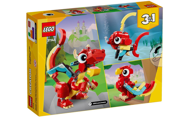 LEGO Creator 3 in 1 Red Dragon Toy