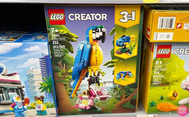LEGO Creator Exotic Parrot 253 Piece Building Set