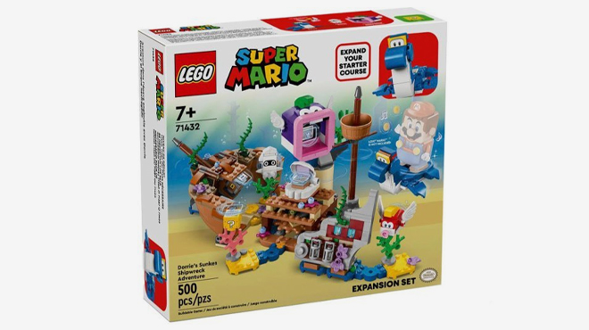 LEGO Super Mario Dorries Sunken Shipwreck Adventure Expansion Set LEGO Super Mario Dorries Sunken Shipwreck Adventure Expansion Set