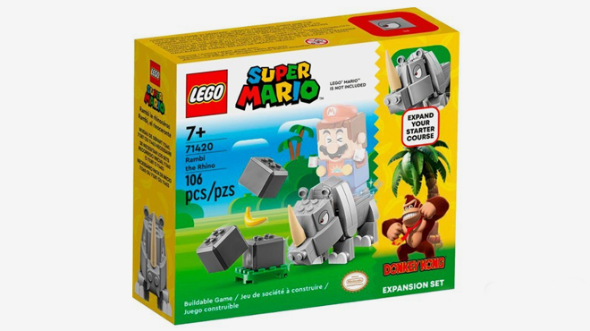 LEGO Super Mario Rambi the Rhino Expansion Set LEGO Super Mario Rambi the Rhino Expansion Set