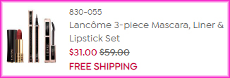 Lancome Checkout Screen Lancome Checkout Screen