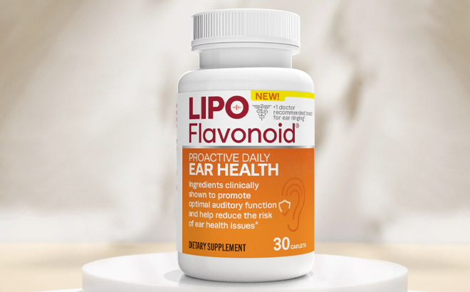 Lipo Flavonoid Proactive Daily Ear Health Dietary Supplement 30 Count