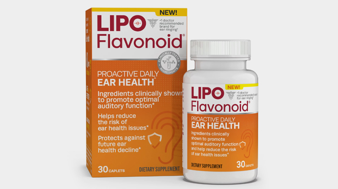 Lipo Flavonoid Proactive Daily Ear Health Dietary Supplement