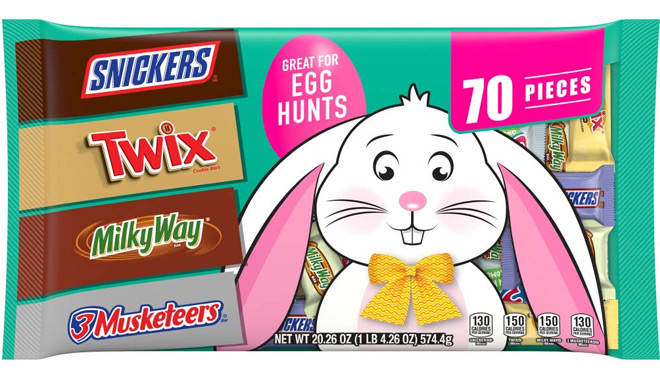 Mars Assorted Easter Chocolate Candy Bars 70 ct