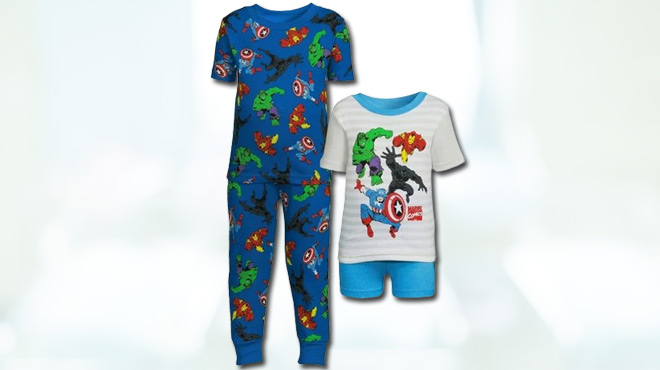 Marvel 4 Pc Toddler Pajama Set