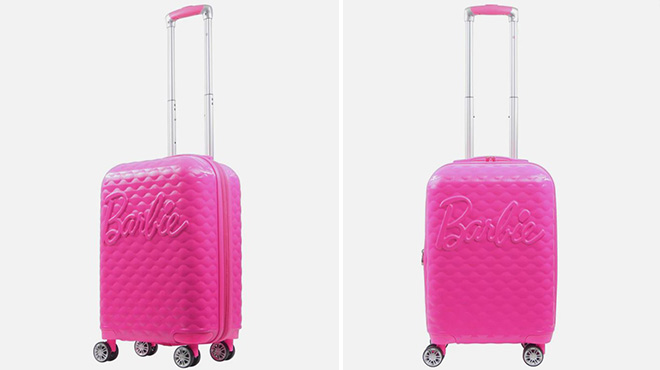 Matel Barbie 3D Quilted Carry On Luggage