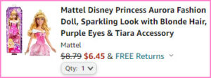 Mattel Disney Princess at Checkout