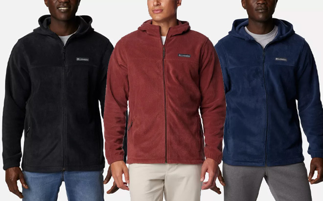 Mens Steens Mountain Full Zip Fleece Hoodies