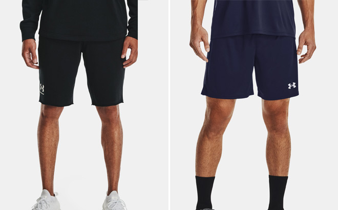 Mens Wearing Under Armour Shorts