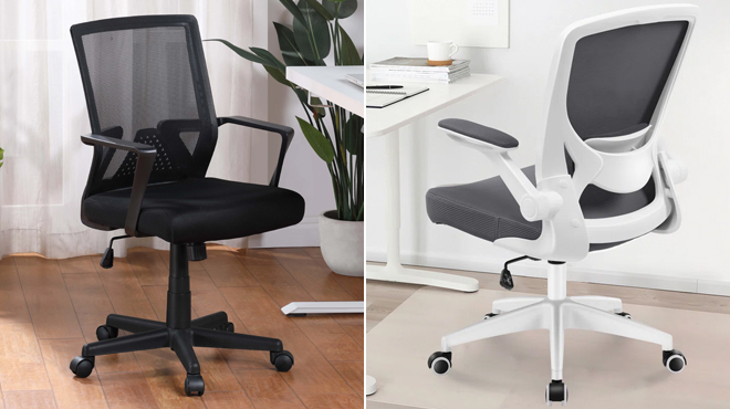Mesh Task and Danbury Nylon Office Chairs
