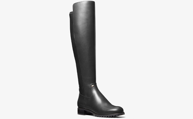 Michael Kors Britt Riding Boots in Black Color