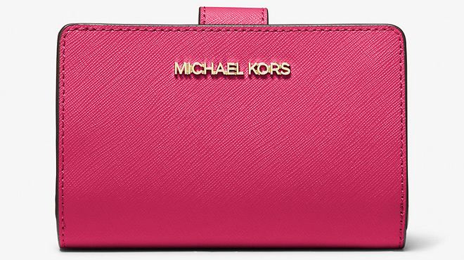 Michael Kors Medium Crossgrain Leather Wallet