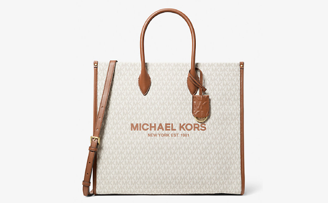 Michael Kors Mirella Large Logo Tote Bag