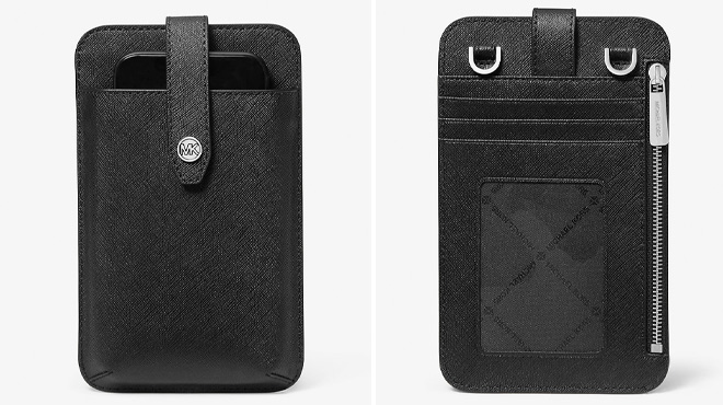 Michael Kors Saffiano Leather Smartphone Crossbody Bag 1