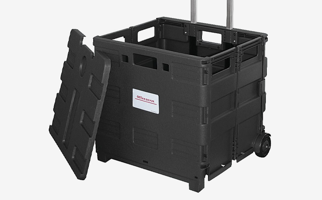 Mobile Folding Cart with Lid