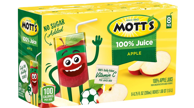 Motts 100 Original Apple Juice 32 pk