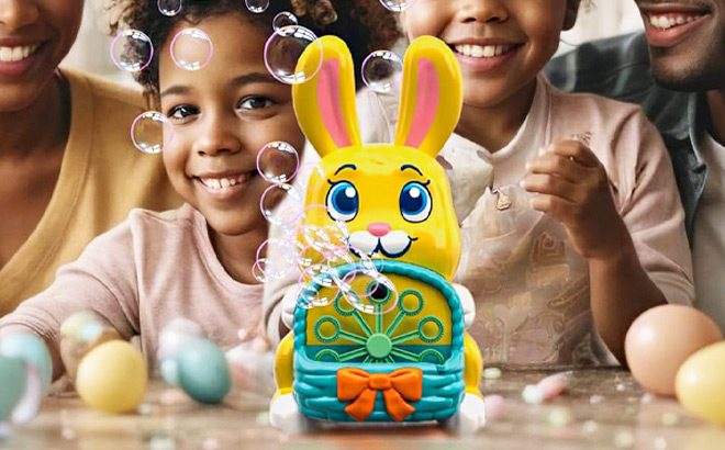 Move2Play Easter Bunny Bubble Machine